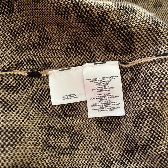 NWT Anne Klein - Leopard Long Cardigan/coat sz Large - Picture 9 of 14